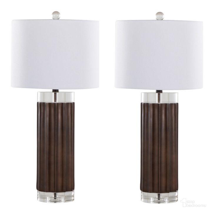 The appearance of Cylinder Fluted 29.25 Inch Polyresin Table Lamp Set of 2 In White designed by Lumisource in the modern / contemporary interior design. This white piece of furniture  was selected by 1StopBedrooms from Cylinder Collection to add a touch of cosiness and style into your home. Sku: GTP29-CYLFLT BNW2. Material: Metal. Product Type: Table Lamp. Image1