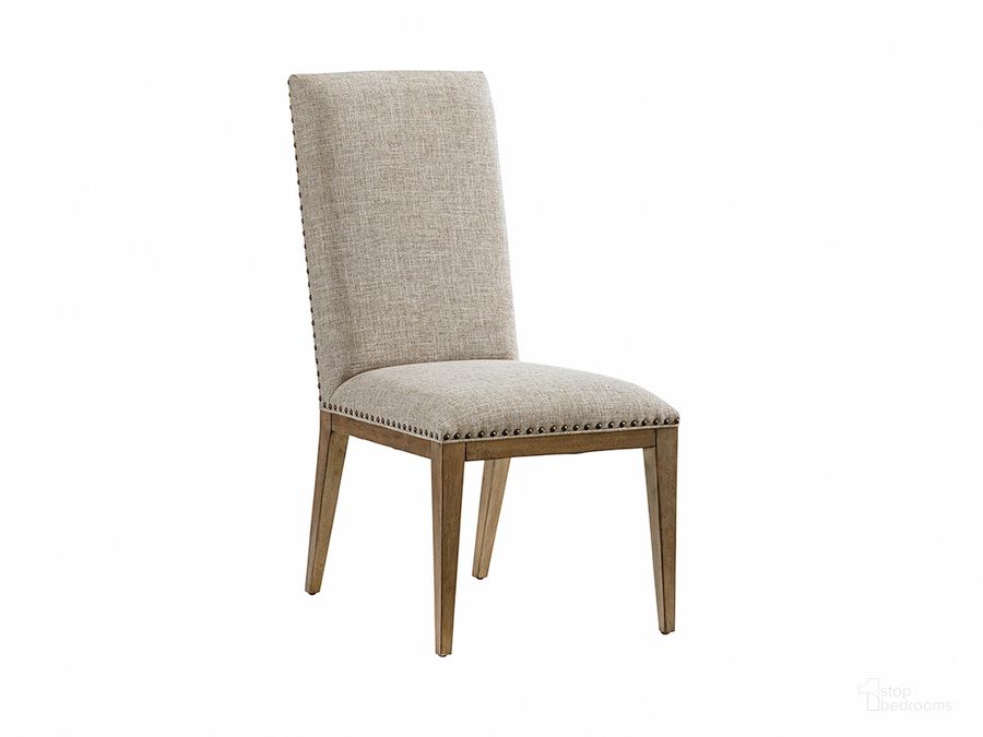 The appearance of Cypress Point Devereaux Side Chair Set of 2 designed by Tommy Bahama in the transitional interior design. This gray piece of furniture  was selected by 1StopBedrooms from Cypress Point Collection to add a touch of cosiness and style into your home. Sku: 01-0561-880-01. Material: Wood. Product Type: Side Chair. Image1