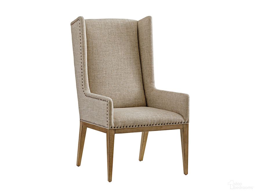 The appearance of Cypress Point Milton Host Chair Set of 2 designed by Tommy Bahama in the transitional interior design. This gray piece of furniture  was selected by 1StopBedrooms from Cypress Point Collection to add a touch of cosiness and style into your home. Sku: 01-0561-885-01. Material: Wood. Product Type: Dining Chair. Image1
