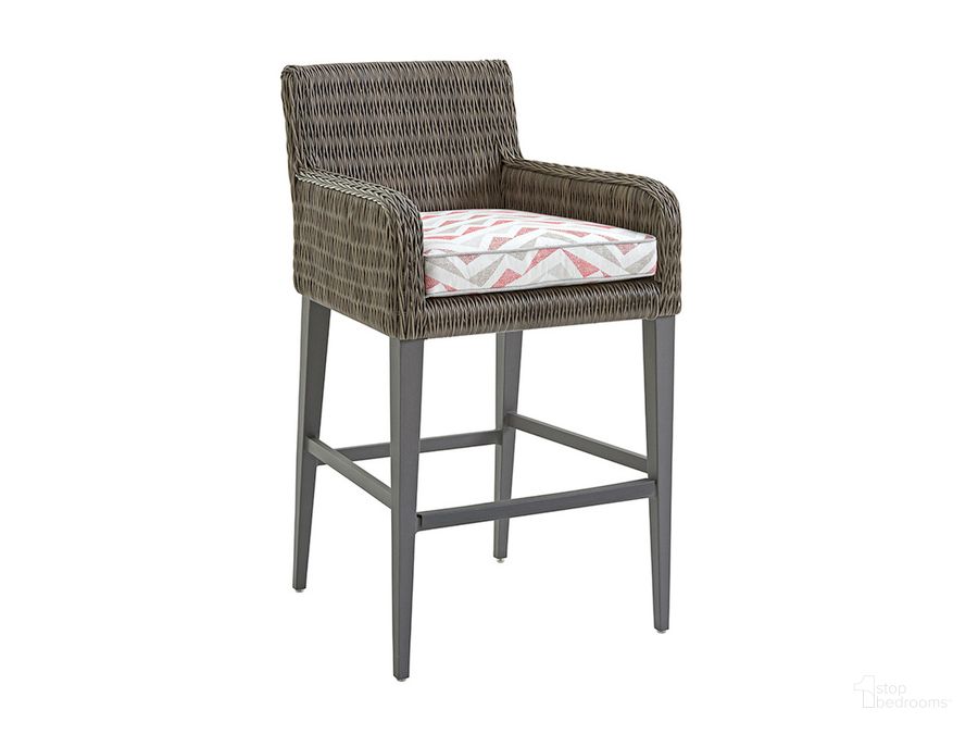 The appearance of Cypress Point Ocean Terrace Bar Stool designed by Tommy Bahama in the modern / contemporary interior design. This driftwood piece of furniture  was selected by 1StopBedrooms from Cypress Point Ocean Terrace Collection to add a touch of cosiness and style into your home. Sku: 01-3900-16-40. Material: Wood. Product Type: Outdoor Bar Furniture. Image1