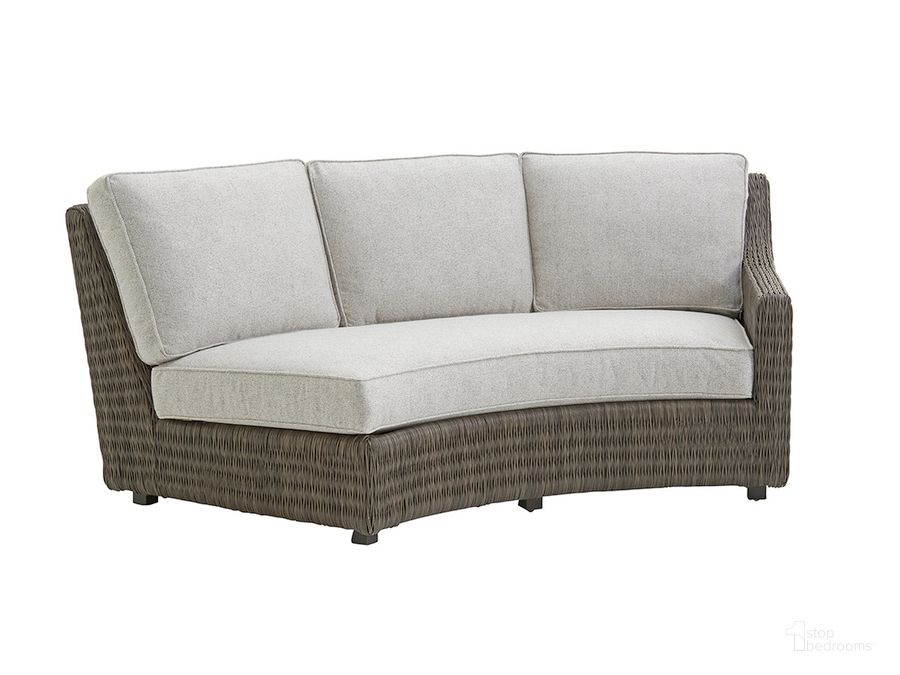 The appearance of Cypress Point Ocean Terrace Curved Sectional Armless Sofa 01-3900-82R-41 designed by Tommy Bahama in the modern / contemporary interior design. This  piece of furniture  was selected by 1StopBedrooms from Cypress Point Ocean Terrace Collection to add a touch of cosiness and style into your home. Sku: 01-3900-82R-41. Product Type: Outdoor Sofa. Image1