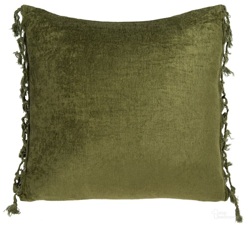 The appearance of Dandria Pillow in Dark Green designed by Safavieh in the coastal interior design. This dark green piece of furniture  was selected by 1StopBedrooms from Dandria Collection to add a touch of cosiness and style into your home. Sku: PLS6534B-1818. Material: Cotton. Product Type: Pillow. Image1