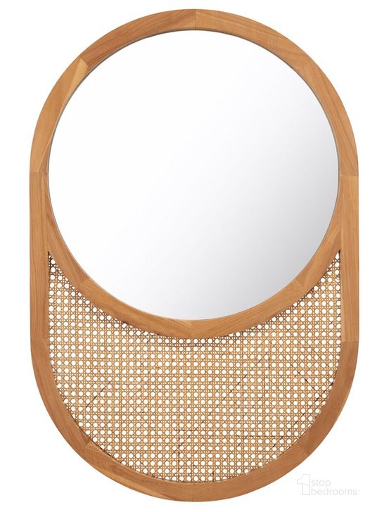 The appearance of Danya Mirror in Natural designed by Safavieh in the modern / contemporary interior design. This natural piece of furniture  was selected by 1StopBedrooms from Danya Collection to add a touch of cosiness and style into your home. Sku: MRR2019B. Material: Glass. Product Type: Mirror. Image1