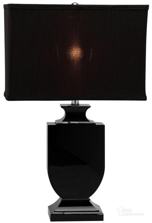 The appearance of Darcy Black Crystal Urn Lamp designed by Safavieh in the modern / contemporary interior design. This black piece of furniture  was selected by 1StopBedrooms from Darcy Collection to add a touch of cosiness and style into your home. Sku: LIT4121A. Material: Chrome. Product Type: Table Lamp. Image1