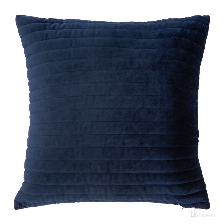 The appearance of Darza Pillow in Dark Blue designed by Safavieh in the modern / contemporary interior design. This dark blue piece of furniture  was selected by 1StopBedrooms from Darza Collection to add a touch of cosiness and style into your home. Sku: PLS7148A-1218. Product Type: Pillow. Image1