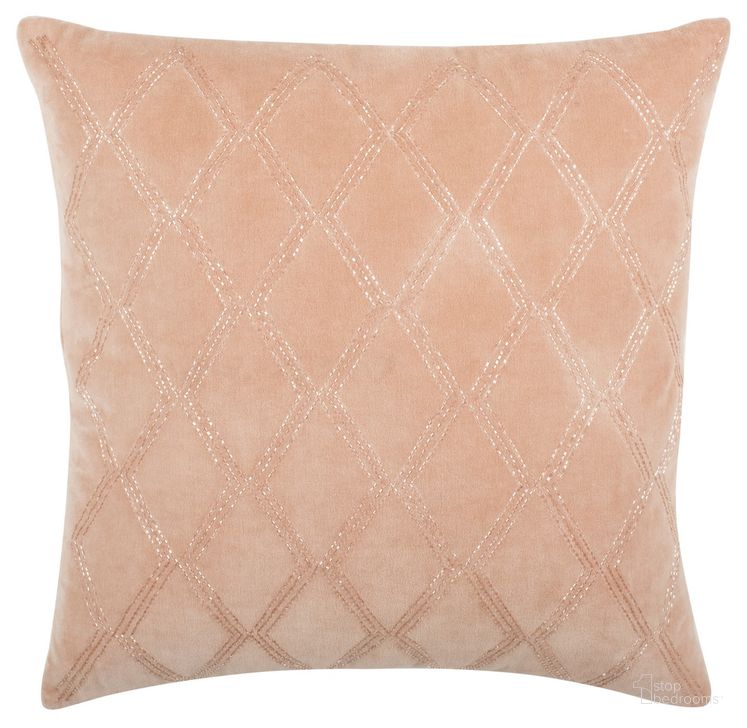 The appearance of Diana Diamond Pillow designed by Safavieh in the modern / contemporary interior design. This blush piece of furniture  was selected by 1StopBedrooms from Diana Collection to add a touch of cosiness and style into your home. Sku: PLS865A-1818. Material: Cotton. Product Type: Pillows and Throw. Image1