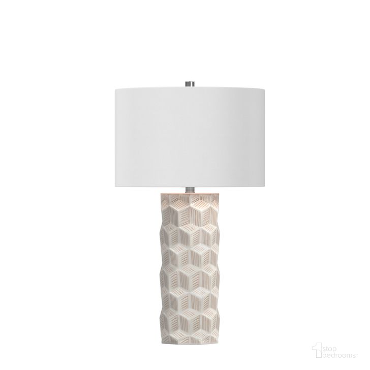 The appearance of Donness Table Lamp In Cream designed by Bassett Mirror Company in the traditional interior design. This cream piece of furniture  was selected by 1StopBedrooms from  to add a touch of cosiness and style into your home. Sku: L4294T. Material: Ceramic. Product Type: Table Lamp. Image1