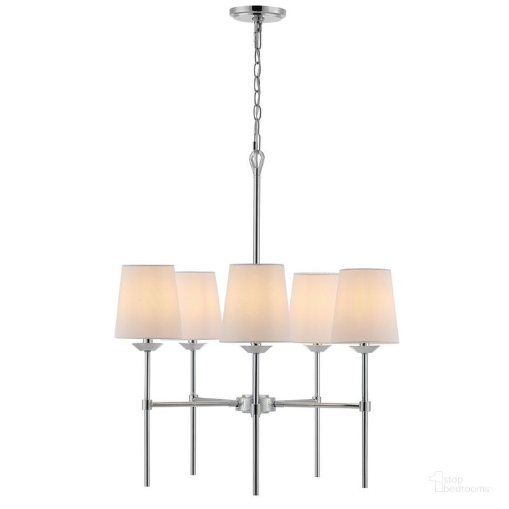 The appearance of Dortra Pendant in White designed by Safavieh in the modern / contemporary interior design. This white piece of furniture  was selected by 1StopBedrooms from Dortra Collection to add a touch of cosiness and style into your home. Sku: PND4118A. Material: Metal. Product Type: Pendant Lighting. Image1