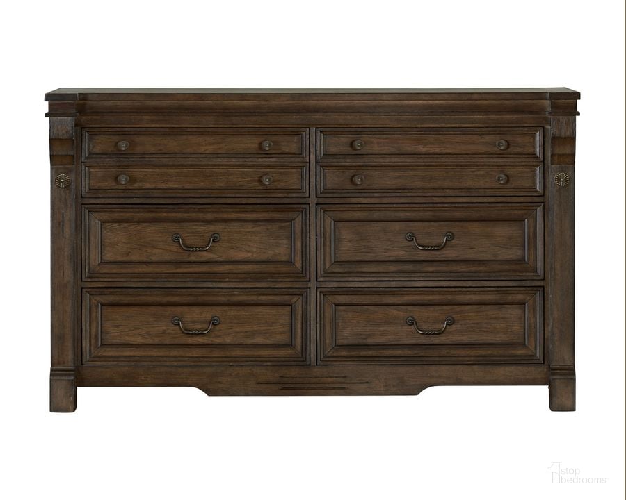 The appearance of Dresser In Brown designed by Avalon Furniture in the traditional interior design. This brown piece of furniture  was selected by 1StopBedrooms from  to add a touch of cosiness and style into your home. Sku: B02122 D. Product Type: Dresser. Material: Rubberwood. Image1