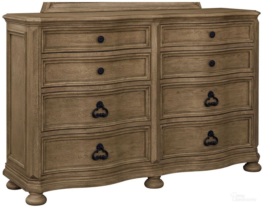 The appearance of Dresser In Pecan designed by Avalon Furniture in the traditional interior design. This pecan piece of furniture  was selected by 1StopBedrooms from Sandblast Collection to add a touch of cosiness and style into your home. Sku: B00216 D-C. Product Type: Dresser. Material: Poplar. Image1