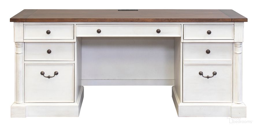 The appearance of Durham Rustic Wood Credenza In White designed by Martin Furniture in the country / farmhouse interior design. This white piece of furniture  was selected by 1StopBedrooms from Durham Collection to add a touch of cosiness and style into your home. Sku: IMDU689. Material: Wood. Product Type: Credenza. Image1
