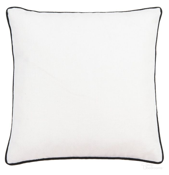The appearance of Edeline Pillow in White and Black designed by Safavieh in the traditional interior design. This white/black piece of furniture  was selected by 1StopBedrooms from Edeline Collection to add a touch of cosiness and style into your home. Sku: PLS7202A-1818. Material: Polyester. Product Type: Pillow. Image1