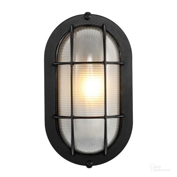 The appearance of Elora Outdoor Wall Sconce Set of 2 designed by Safavieh in the modern / contemporary interior design. This textured black piece of furniture  was selected by 1StopBedrooms from Elora Collection to add a touch of cosiness and style into your home. Sku: PLT4021A-SET2. Material: Metal. Product Type: Outdoor Lighting. Image1