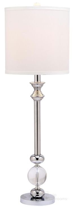 The appearance of Erica 31 Inch Crystal Crystal and Iron Table Lamp Set of 2 with Usb Port Set of 2 designed by Safavieh in the modern / contemporary interior design. This crystal piece of furniture  was selected by 1StopBedrooms from Erica Collection to add a touch of cosiness and style into your home. Sku: LIT4164A-SET2-U. Material: Metal. Product Type: Table Lamp. Image1