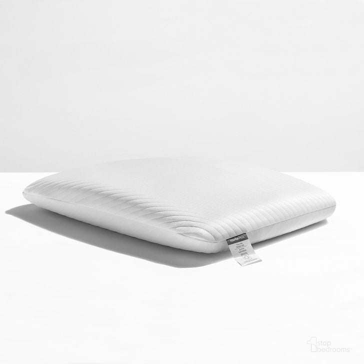 The appearance of Essential Standard Soft Feel Support Pillow designed by Tempur-Pedic in the modern / contemporary interior design. This white piece of furniture  was selected by 1StopBedrooms from  to add a touch of cosiness and style into your home. Sku: 15450115. Product Type: Pillow. Material: Foam. Image1
