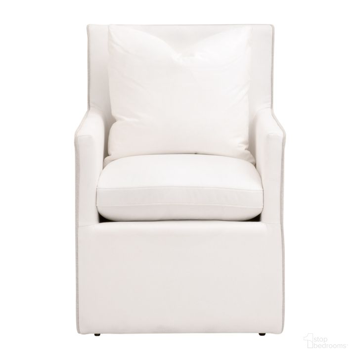 The appearance of Essentials Harmony Arm Chair In Pearl designed by Essentials For Living in the transitional interior design. This pearl piece of furniture  was selected by 1StopBedrooms from Essentials Collection to add a touch of cosiness and style into your home. Sku: 6492UP.LPPRL/BIS. Material: Polyester. Product Type: Arm Chair. Image1