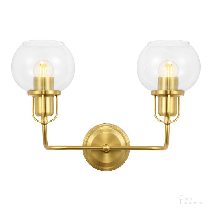 The appearance of Fenris Wall Sconce in Brass SCN4082A designed by Safavieh in the transitional interior design. This clear glass piece of furniture  was selected by 1StopBedrooms from Fenris Collection to add a touch of cosiness and style into your home. Sku: SCN4082A. Material: Metal. Product Type: Wall Sconce. Image1