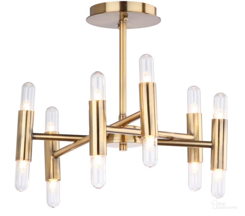 The appearance of Fidelma Gold Flush Mount designed by Safavieh in the modern / contemporary interior design. This gold piece of furniture  was selected by 1StopBedrooms from Safavieh FLU Collection to add a touch of cosiness and style into your home. Sku: FLU4008A. Product Type: Light Flush. Image1