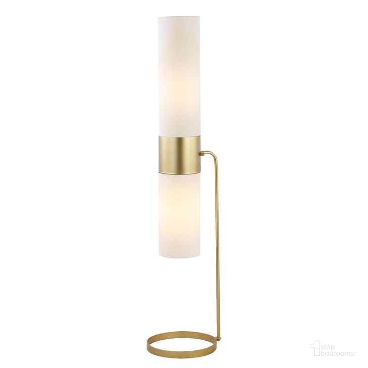 The appearance of Fierro Floor Lamp in Gold designed by Safavieh in the modern / contemporary interior design. This gold piece of furniture  was selected by 1StopBedrooms from Fierro Collection to add a touch of cosiness and style into your home. Sku: FLL4120B. Material: Metal. Product Type: Floor Lamp. Image1