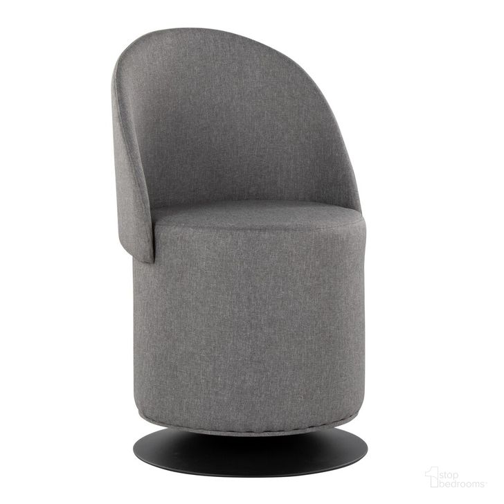 The appearance of Finch Chair In Grey designed by Lumisource in the modern / contemporary interior design. This grey piece of furniture  was selected by 1StopBedrooms from Finch Collection to add a touch of cosiness and style into your home. Sku: CH-FINCH BKGY. Material: Metal. Product Type: Swivel Chair. Image1