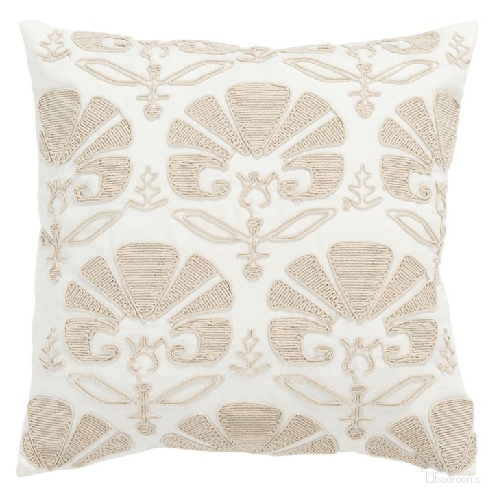 The appearance of Florini Pillow in Beige designed by Safavieh in the modern / contemporary interior design. This beige piece of furniture  was selected by 1StopBedrooms from Florini Collection to add a touch of cosiness and style into your home. Sku: PLS7186A-1818. Material: Polyester. Product Type: Pillow. Image1