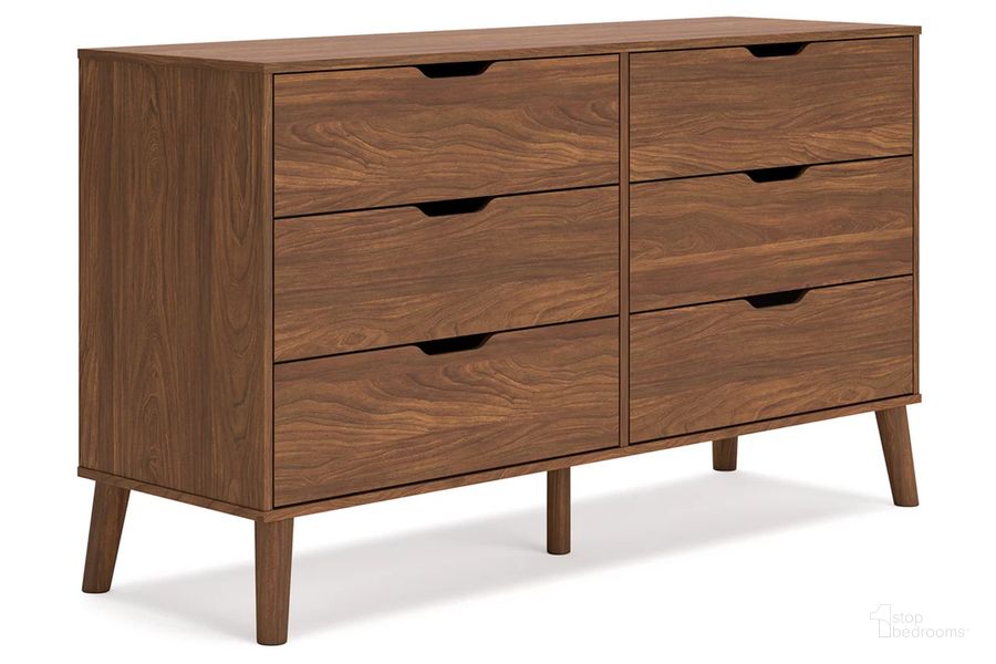 The appearance of Fordmont Dresser In Auburn designed by Signature Design by Ashley in the modern / contemporary interior design. This auburn piece of furniture  was selected by 1StopBedrooms from Fordmont Collection to add a touch of cosiness and style into your home. Sku: EB4879-231. Material: Wood. Product Type: Dresser. Image1