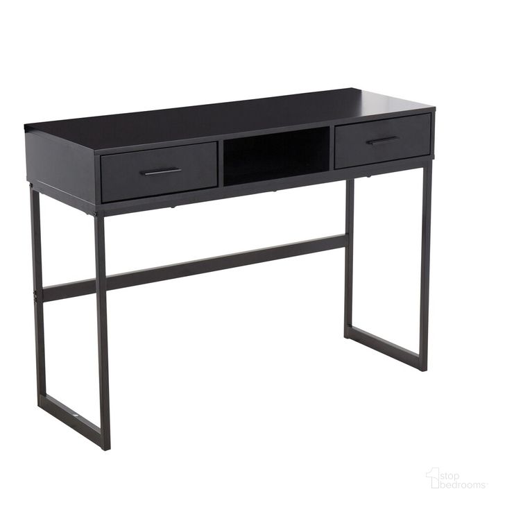 The appearance of Franklin Console Table In Black designed by Lumisource in the modern / contemporary interior design. This black piece of furniture  was selected by 1StopBedrooms from Franklin Collection to add a touch of cosiness and style into your home. Sku: TBC-FRANKLIN BKBK. Product Type: Console Table. Material: MDF. Image1