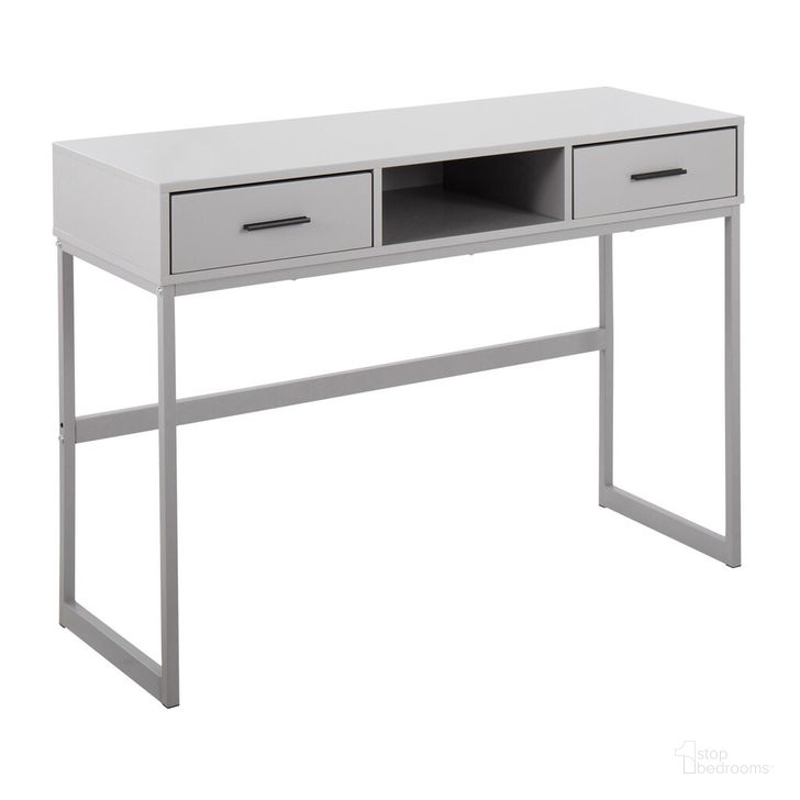 The appearance of Franklin Console Table In Grey designed by Lumisource in the modern / contemporary interior design. This grey piece of furniture  was selected by 1StopBedrooms from Franklin Collection to add a touch of cosiness and style into your home. Sku: TBC-FRANKLIN GYGY. Product Type: Console Table. Material: MDF. Image1
