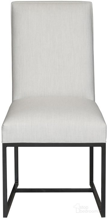 The appearance of Fremont Outdoor Side Chair In Gray and Black designed by Vanguard Furniture in the  interior design. This gray and black piece of furniture  was selected by 1StopBedrooms from Fremont Collection to add a touch of cosiness and style into your home. Sku: OW114SBL_155139. Material: Metal. Product Type: Outdoor Chair. Image1