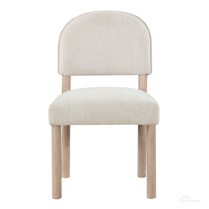 The appearance of Gabby Side Chair Set of 2 In Light Brown designed by Steve Silver in the modern / contemporary interior design. This light brown piece of furniture  was selected by 1StopBedrooms from Gabby Collection to add a touch of cosiness and style into your home. Sku: GAB500S. Material: Polyester. Product Type: Side Chair. Image1