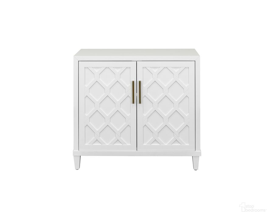 The appearance of Gable Modern Wood 40 Inch Console with Doors In White designed by Martin Furniture in the modern / contemporary interior design. This white piece of furniture  was selected by 1StopBedrooms from Gable Collection to add a touch of cosiness and style into your home. Sku: IMGA340. Material: Wood. Product Type: Console. Image1