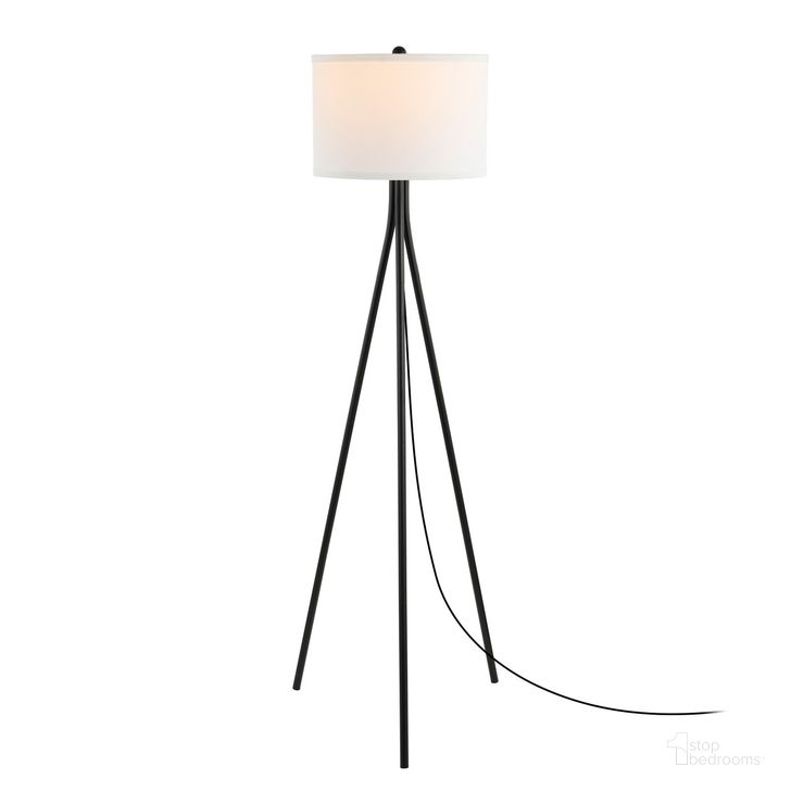 The appearance of Galilea Floor Lamp in Matte Black designed by Safavieh in the modern / contemporary interior design. This matte black piece of furniture  was selected by 1StopBedrooms from Galilea Collection to add a touch of cosiness and style into your home. Sku: FLL4121A. Product Type: Floor Lamp. Material: Iron. Image1