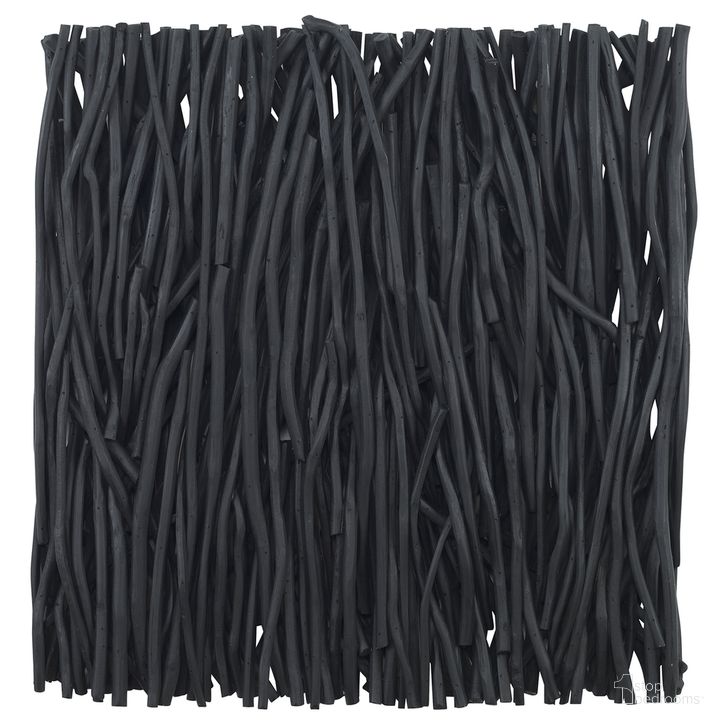 The appearance of Gathered Teak Square Wood Wall Decor In Black designed by Uttermost in the  interior design. This black piece of furniture  was selected by 1StopBedrooms from Gathered Teak Collection to add a touch of cosiness and style into your home. Sku: 04353. Material: Wood. Product Type: Wall Decor. Image1