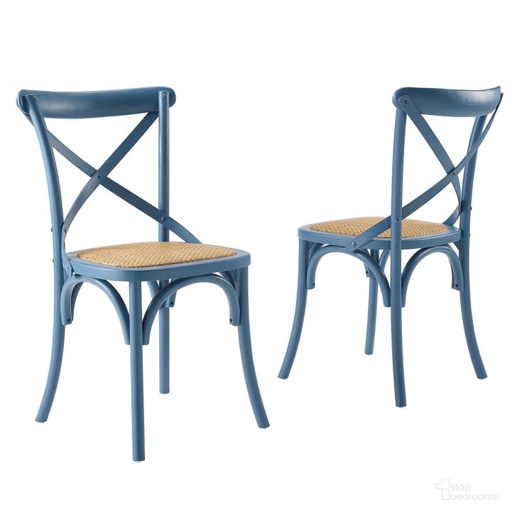 The appearance of Gear Dining Side Chair Set of 2 EEI-3481-HAR designed by Modway in the modern / contemporary interior design. This brown and blue piece of furniture  was selected by 1StopBedrooms from Gear Collection to add a touch of cosiness and style into your home. Sku: EEI-3481-HAR. Material: Wood. Product Type: Side Chair. Image1