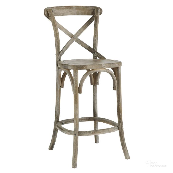 The appearance of Gear Gray Counter Stool EEI-5562-GRY designed by Modway in the modern / contemporary interior design. This gray piece of furniture  was selected by 1StopBedrooms from Gear Collection to add a touch of cosiness and style into your home. Sku: EEI-5562-GRY. Material: Wood. Product Type: Barstool. Image1