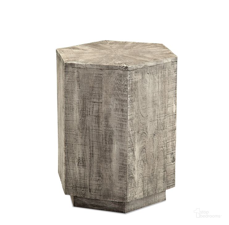 The appearance of Giles End Table In Gray designed by Bassett Mirror Company in the rustic / southwestern interior design. This gray piece of furniture  was selected by 1StopBedrooms from Giles Collection to add a touch of cosiness and style into your home. Sku: 8605-LR-260. Material: Wood. Product Type: End Table. Image1