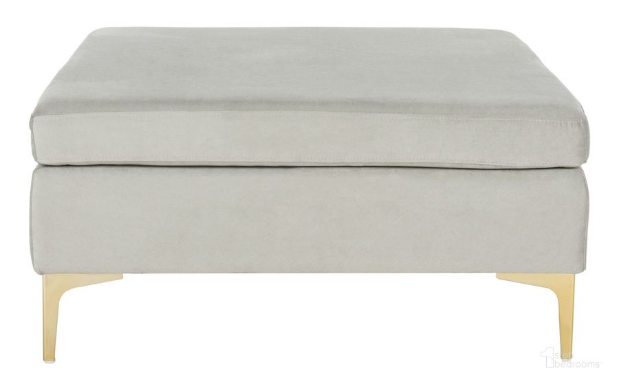 The appearance of Giovanna Grey/Brass Square Bench designed by Safavieh in the modern / contemporary interior design. This gray piece of furniture  was selected by 1StopBedrooms from Giovanna Collection to add a touch of cosiness and style into your home. Sku: BCH6301B. Product Type: Bench. Material: Iron. Image1