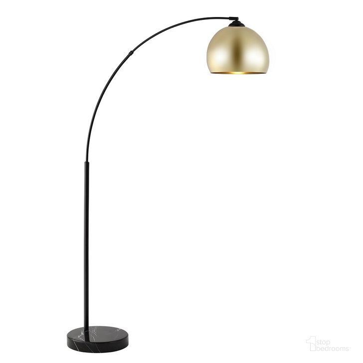The appearance of Glarien Floor Lamp in Gold and Black designed by Safavieh in the modern / contemporary interior design. This gold/black piece of furniture  was selected by 1StopBedrooms from Glarien Collection to add a touch of cosiness and style into your home. Sku: FLL4087A. Product Type: Floor Lamp. Material: Iron. Image1
