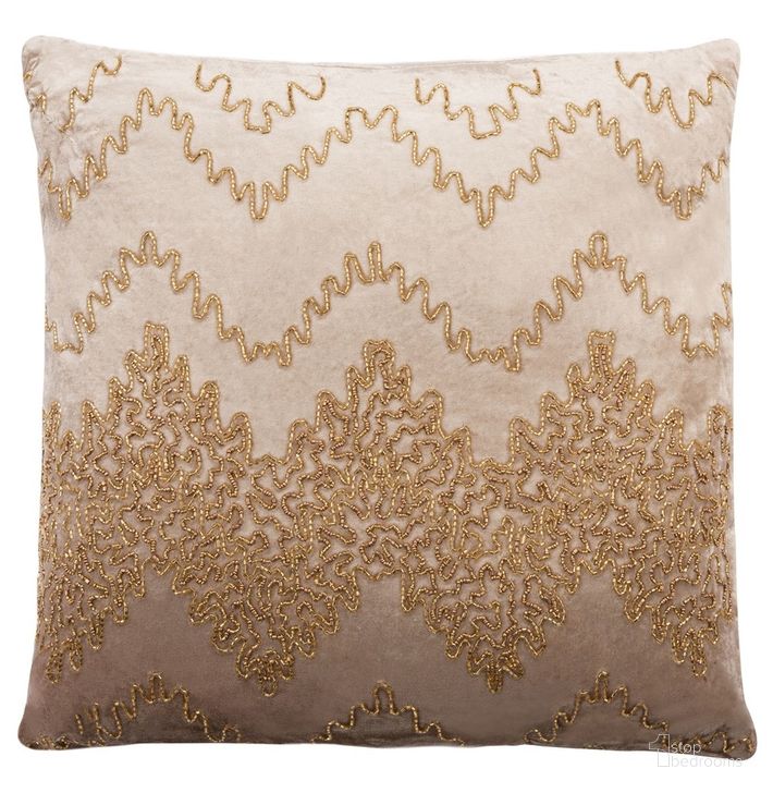 The appearance of Gold Sparkle Pillow designed by Safavieh in the modern / contemporary interior design. This gold piece of furniture  was selected by 1StopBedrooms from Safavieh PLS Collection to add a touch of cosiness and style into your home. Sku: PLS854A-1818. Product Type: Pillows and Throw. Material: Velvet. Image1