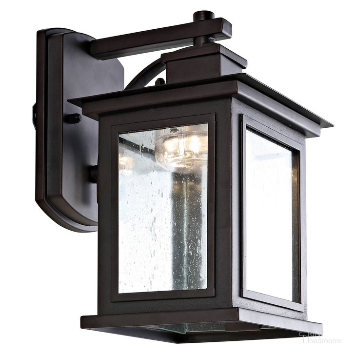 The appearance of Gorgen Outdoor Wall Lantern designed by Safavieh in the modern / contemporary interior design. This black piece of furniture  was selected by 1StopBedrooms from Gorgen Collection to add a touch of cosiness and style into your home. Sku: PLT4002A. Product Type: Outdoor Lighting. Material: Iron. Image1