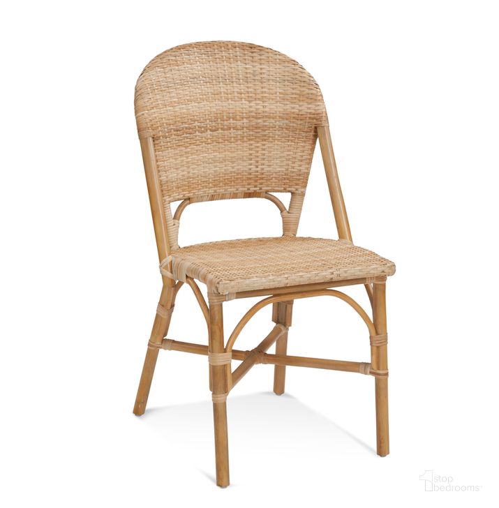 The appearance of Granada Side Chair Set of 2 In Brown designed by Bassett Mirror Company in the rustic / southwestern interior design. This brown piece of furniture  was selected by 1StopBedrooms from  to add a touch of cosiness and style into your home. Sku: 8600-DR-800EC. Product Type: Side Chair. Material: Wicker. Image1