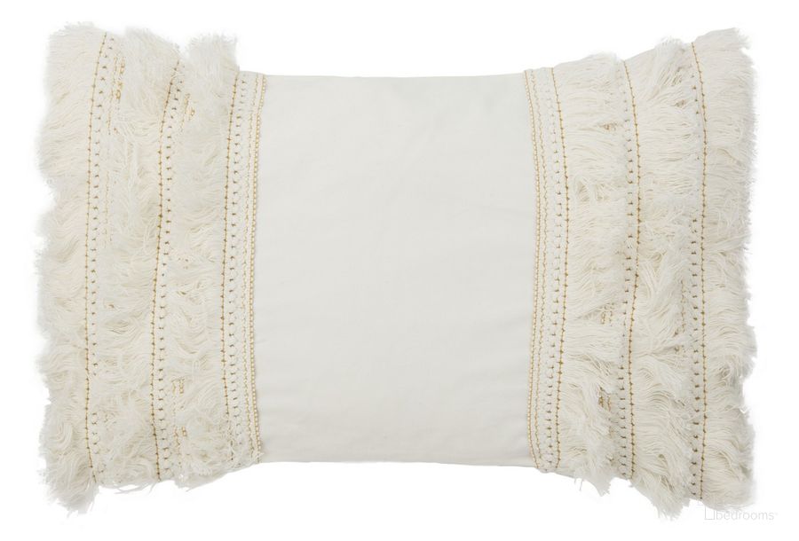 The appearance of Grema Pillow in White PLS7142A-1220 designed by Safavieh in the coastal interior design. This white piece of furniture  was selected by 1StopBedrooms from Grema Collection to add a touch of cosiness and style into your home. Sku: PLS7142A-1220. Material: Cotton. Product Type: Pillow. Image1