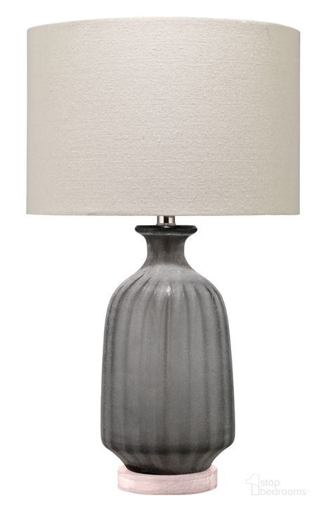 The appearance of Grey Frosted Glass Table Lamp designed by Jamie Young Company in the transitional interior design. This grey piece of furniture  was selected by 1StopBedrooms from BL616 Collection to add a touch of cosiness and style into your home. Sku: BL616-TL41. Material: Glass. Product Type: Table Lamp. Image1