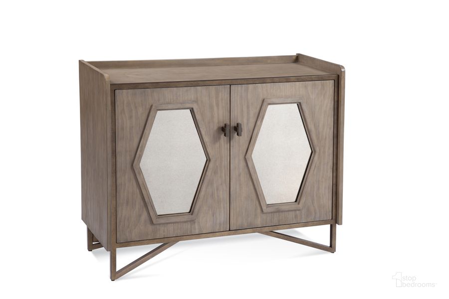 The appearance of Hadley Cabinet In Gray designed by Bassett Mirror Company in the modern / contemporary interior design. This gray piece of furniture  was selected by 1StopBedrooms from  to add a touch of cosiness and style into your home. Sku: 9100-LR-508EC. Material: Wood. Product Type: Cabinet. Image1