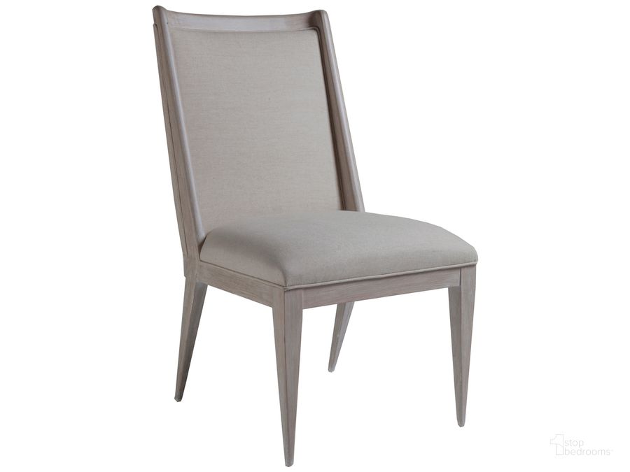 The appearance of Haiku Bianco Side Chair designed by Artistica Home in the transitional interior design. This white piece of furniture  was selected by 1StopBedrooms from Haiku Collection to add a touch of cosiness and style into your home. Sku: 01-2057-880-40-01. Product Type: Side Chair. Image1