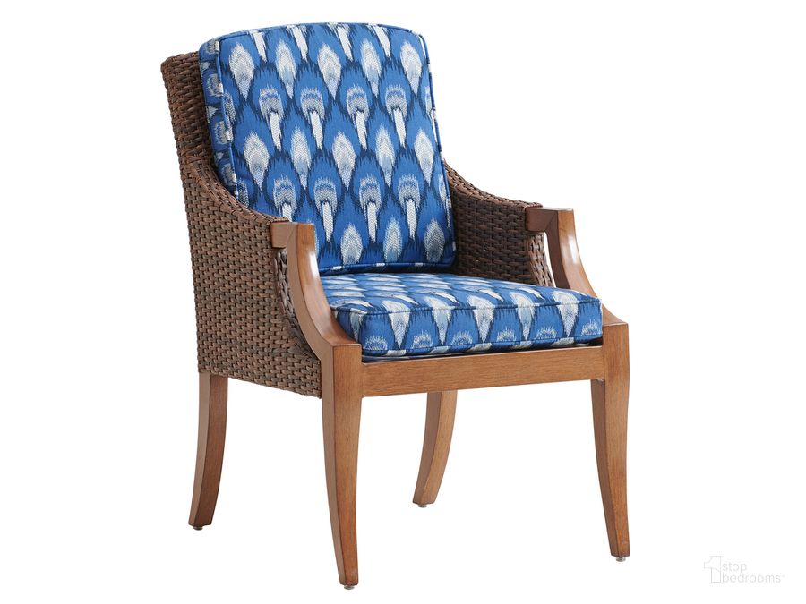 The appearance of Harbor Isle Arm Chair designed by Tommy Bahama in the modern / contemporary interior design. This  piece of furniture  was selected by 1StopBedrooms from Harbor Collection to add a touch of cosiness and style into your home. Sku: 01-3935-13-40. Product Type: Arm Chair. Image1