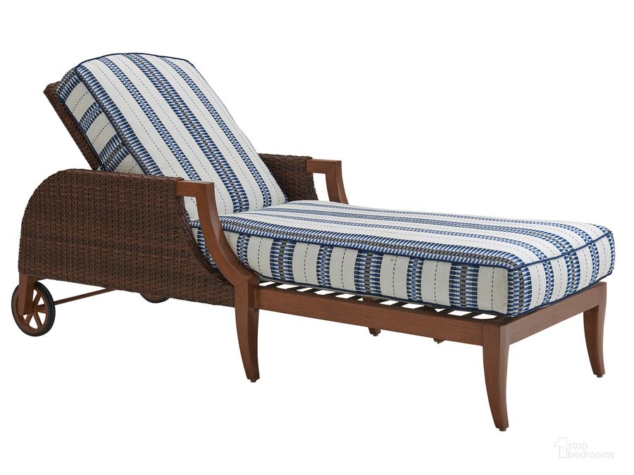 The appearance of Harbor Isle Chaise Lounge designed by Tommy Bahama in the modern / contemporary interior design. This  piece of furniture  was selected by 1StopBedrooms from Harbor Collection to add a touch of cosiness and style into your home. Sku: 01-3935-75-40. Product Type: Outdoor Chaise Lounge. Image1