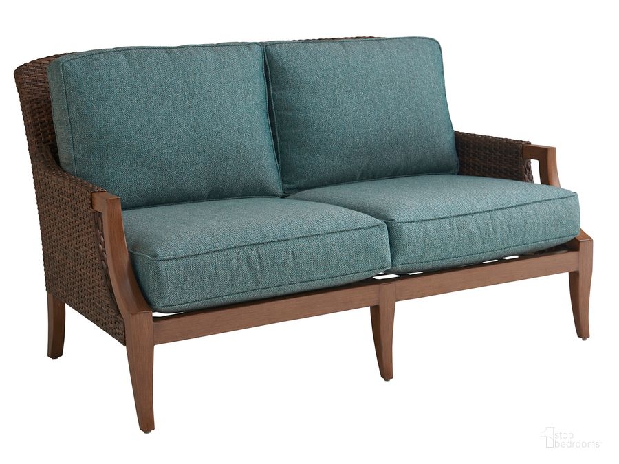 The appearance of Harbor Isle Loveseat designed by Tommy Bahama in the modern / contemporary interior design. This  piece of furniture  was selected by 1StopBedrooms from Harbor Isle Collection to add a touch of cosiness and style into your home. Sku: 01-3935-22-40. Product Type: Loveseat. Image1