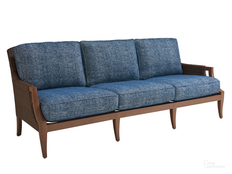 The appearance of Harbor Isle Sofa designed by Tommy Bahama in the modern / contemporary interior design. This  piece of furniture  was selected by 1StopBedrooms from Harbor Collection to add a touch of cosiness and style into your home. Sku: 01-3935-33-40. Product Type: Sofa. Image1