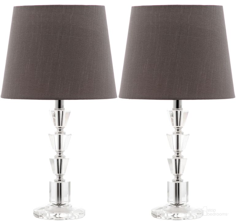 The appearance of Harlow Light Grey Tiered Crystal Orb Lamp Set of 2 designed by Safavieh in the glam interior design. This clear piece of furniture  was selected by 1StopBedrooms from Harlow Collection to add a touch of cosiness and style into your home. Sku: LIT4125B-SET2. Material: Chrome. Product Type: Table Lamp. Image1